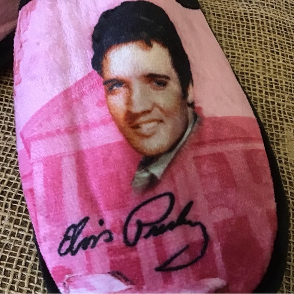 Elvis Presley Pink Cadillac soft slippers. - Picture 3 of 7